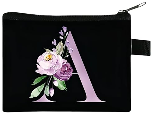 FAVORTALK Coin Purse Zip Purses for Women Accessory Mini Change Pouch Portable Small Coin Bags for Girls Initial Purses Small Soft Velvet Wallet for Boys - 43403
