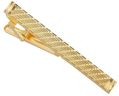 Gold Tie Clip for Men Tie Bar Clip Regular Necktie Tie Pin Clip Tie Clasp Business Wedding Pinch Clips
