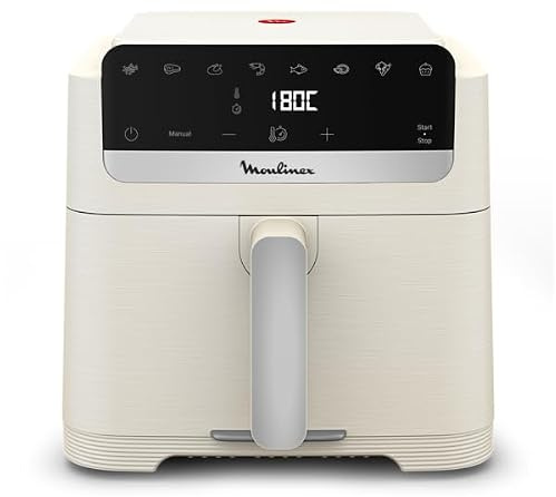 Moulinex Easy Fry Compact, luftfryer, 7,5 l kapacitet, upp till 8 personer, avtagbar front, EZ866AF0