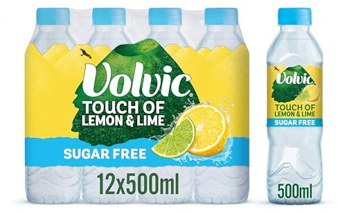 Volvic Touch of Fruit Lemon Sugar Free Still Flavoured Water Multipack 12 x 500ml