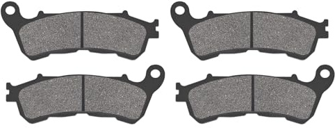AHL 2 paires Plaquettes de frein kit pour NSA 700 A9 DN-01 2009-2012 / NT 700 V Deauville 2006-2015