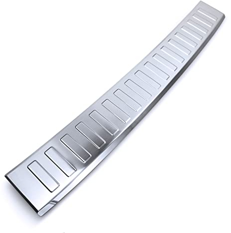 tuning-art BL957 Protection de seuil de Chargement pour VW T-Cross C1 2018-, Couleur:Argent