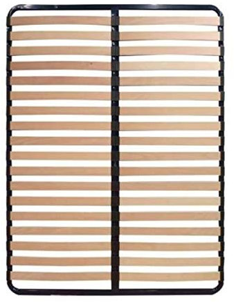 IZTOSS Sommier à Lattes 140x190CM sans Pied- Sommier pour Cadres de Lit Places - Sommier Cadre Lattes en Bois renforcé sur Pieds Amovible (Sommier-140x190)