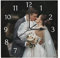 Orologio da Parete Personalizzato con Foto, Orologi da Parete Quadrato Personalizzato Foto Testo per Regalo Decorativo Anniversario Matrimonio Compleanno Della Madre Padre Famiglia