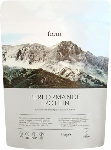 Form Performance Protein - Vegan Protein Powder - 30g Plant Based Protein per Serving, with BCAAs and Digestive Enzymes. Perfect Post Workout. Tastes Great with Just Water! - Banoffee