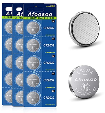 CR2032 Lithium 3V Coin Batteries – 15 Pack CR 2032 for Compatible with Apple Air Tag Battery Key Fob Garage Door Opener Sensor Home Kitchen Scales Blood Glucose Meter Monitor Airtag Replacement