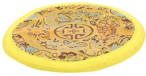 2 Stück Buddha-Klangschalenkissen, rundes Kissen, tibetisches Klangschalenkissen, Vintage-Schalenmatte, Klangschalen-Stickerei-Pad, Vintage-Kissen, Buddhismus-Schalenkissen, Yoga-Untersetzer, manue