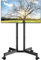 PERLEGEAR Mobile TV Stand on Wheels, Portable TV Stands for 32-70 inch TVs, 5 Level Height Adjustable Rolling TV Stands with -15° to +5° Tilt, Tall TV Stand Max VESA 400x400mm up to 40 kg, PGTVMC14