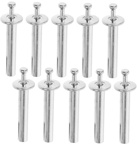 SOLUSTRE 10pcs Drive Nail in Concrete Anchors Heavy Duty Expansion Nails Cement Wall Installation 8x50mm for Concrete and Masonry