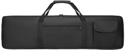 JISADER Funda para piano eléctrico Bolsa para teclado de 88 teclas Funda de transporte Bolsa de tour de actuaciones, Xs