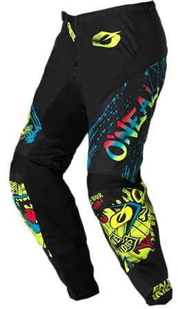 O'NEAL ELEMENT Youth Pants RANCID schwarz/neon gelb/Größe 26 (12/14)