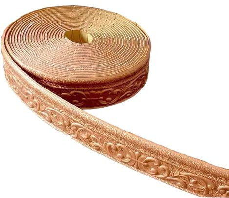 YUSSEQDD Borde de techo único 3D tridimensional con cintura, borde de papel tapiz de PET, moldura interior de techo, autoadhesivo, tipo+2