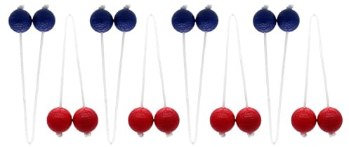 Ldabrye 8Pcs Outdoor Prati Yard Golf Lancio Scale Palline Lancio Gioco Sostituzione Duro Golf Formazione Duri Golf Formazione Palline Da Formazione Scale Lancio Palla Gioco