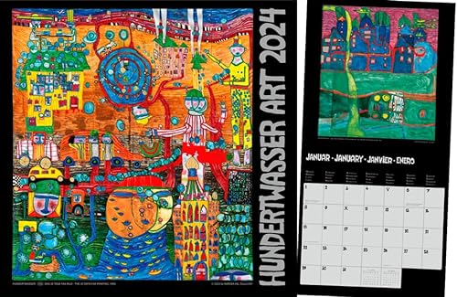 Hundertwasser Broschürenkalender Art 2024