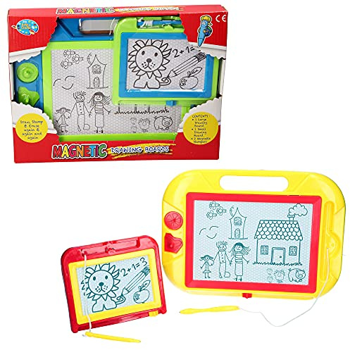 A to Z 32000 Magnetic Drawing Board Set for 3 years to 8 years, Large, White