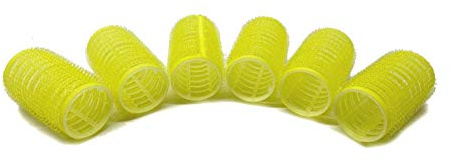 PRO CURLS 1.2 - 1.25 Self Grip Hair Rollers – 6 Count (Random Assorted Color)