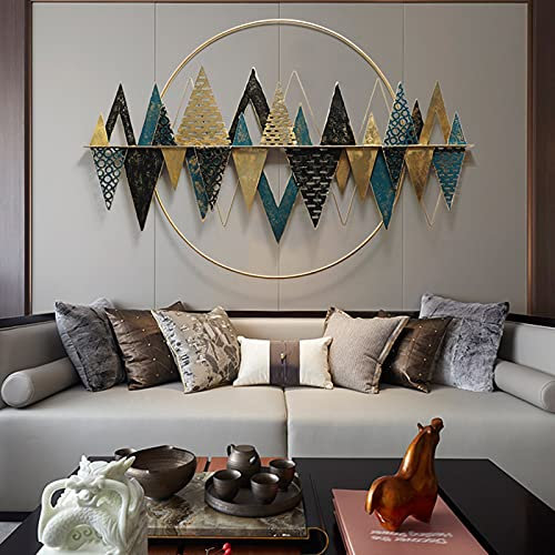 Metall Wanddeko Kunst,Zeitgenössische Abstrakte Handgemachte Kunstwerk Wandskulptur,Wandbehang Eisenguss Wandbild Metallbild Wohnkultur,Moderne Wandrelief Metallic Heimakzent Für Wohnzimmer-Wohnkultur