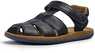 Camper Boys' Bicho 80177 T-Strap Sandal, Marine 062, 33 EU