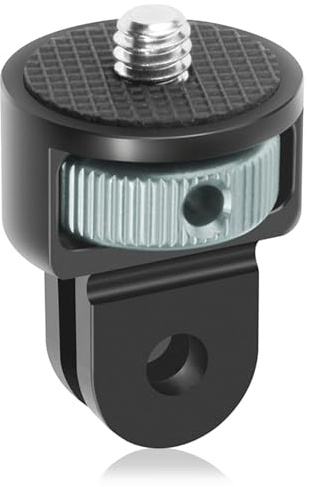 ZHMKYD13 Insta-360 x3 Adaptador De Trípode De Cámara 1/4 Adaptador Giratorio De Rosca Monturas Accesorios Gopro Soporte Giratorio De 360° para Cámara De Acción para Mayoría Cámaras De Acción