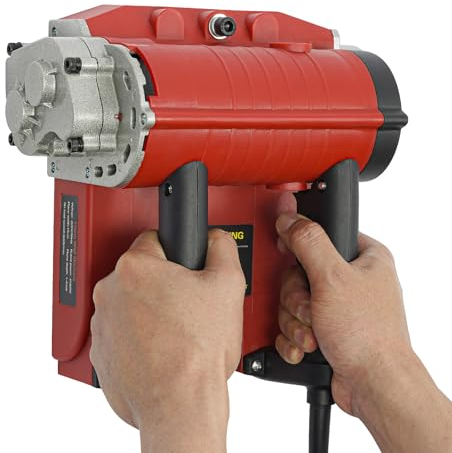 Loobiiny Pialla elettrica portatile con cavo, 4580 W, per piallatrice manuale, 1-4 mm, larghezza pialla: 150 mm, 3500 RPM