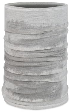 Buff®| Merino Lightweight Prints Schlauchschal Männlich Weiblich Erwachsene, Multifunktionaler Schal aus 100% Merinowolle, Wandern, Outdoor, Nachhaltig, Leicht, Schlanke Passform, Einheitsgröße, Weiß
