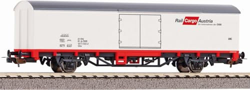 Piko 98549B3 H0 - Carro merci coperto Rail Cargo Austria, Ep. V, colore: Rosso/Bianco, #3