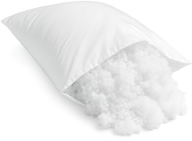 All4All Mousse de Rembourrage en Fibres Polyester siliconées - Ouate Douce et volumineuse pour Coussins, Peluches, poupées, poufs, Crochet - DIY et travaux créatifs - 1kg