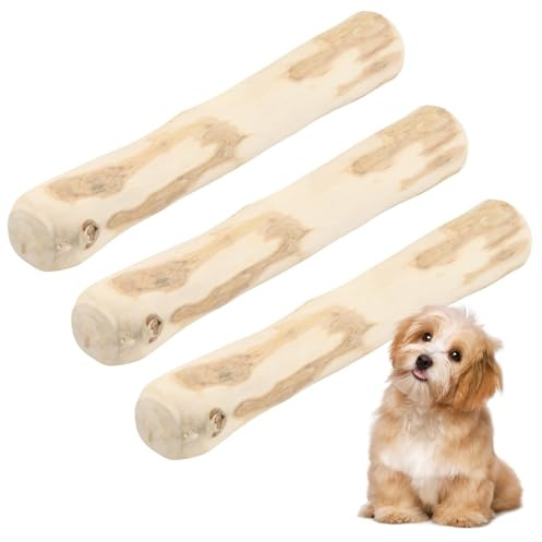 Ziyonix 3 Pezzi Legno di Caffe per CAni Giochi per CAni Indistruttibile Masticare in Legno Caffè Giocattolo da Masticare per Cagne Bastoncino da Masticare per CaNi di Piccola Taglia XXS (14cm*1.8-2)