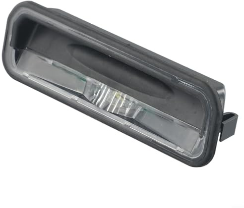 babominimer Kennzeichen LED-Licht mit Schalterknopf Kompatibel mit für Focus Mk3 2001-2018, schwarzes Kunststoff-Außenkennzeichenlampen-Ersatzteil BM51-19B514-AE