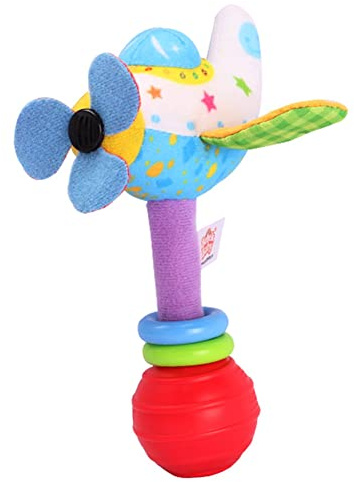 Generic Sonajero de Campana de Mano para Vehículo de bebé para Desarrollo Auditivo, para Bebés, Hecho de Material de Tela de Primera Calidad, Barco, Automóvil, Avión, Campanilla de Cohete para