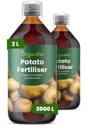 Flytande gödsel för potatis 2L – Organiskt näringstillskott för frodig tillväxt, starka rötter och hög avkastning – Organifer