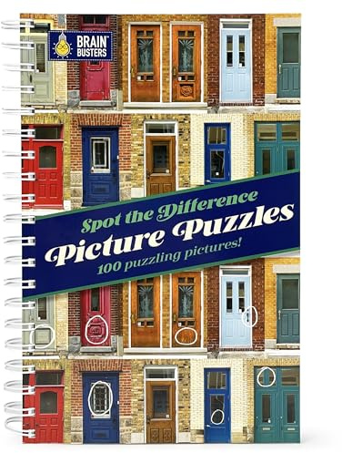 Picture Puzzles: Spot the Difference: More Than 1,000 Differences to Find! Adult Puzzle Book Includes Spiral Bound / Lay Flat Design (Brain Busters)