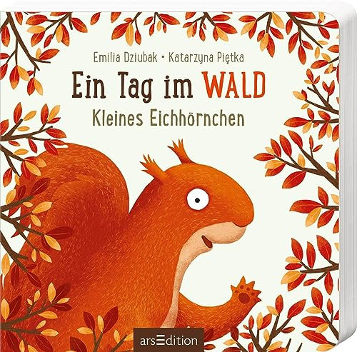 Ein Tag im Wald: Kleines Eichhörnchen: Erstes Pappbilderbuch zum Bilderbuchbestseller Ein Jahr im Wald für Kinder ab 18 Monaten