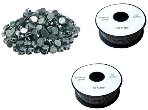 MBS-FIRE® Lot de 800 plombiers + 200 m de fil de plombage