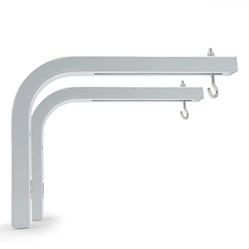 Soporte de Pared para Pantalla de proyección Manual o eléctrica, Formato Universal, Longitud 28cm, fácil Montaje