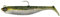 Savage Gear Savage Minnow - Lebendige Kicking Action, Stand-Up Jig Head Design, ideal für Salzwasser- und Süßwasserangler, perfekt für Raubfische wie Hecht, Barsch & Zander Grün Silber 10 cm