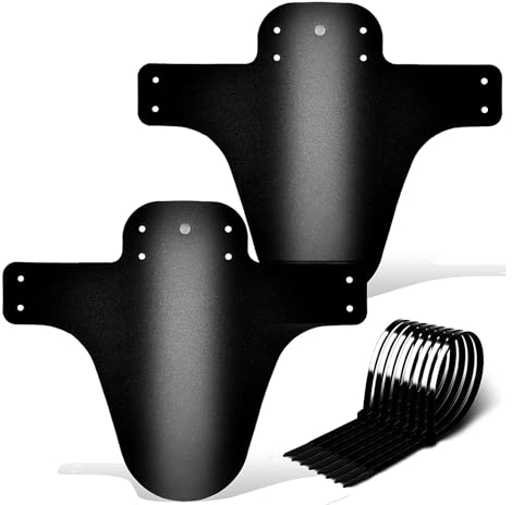 FETESNICE Schutzblech Mountainbike, verstellbares MTB Schutzblech, Fahrrad schutzbleche vorne und hinten, kompatibel mit 26, 27,5, 29, Plus Size und Fat Bike Radgrößen (blank2pcs)