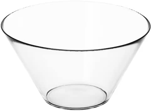 Serving Bowl, Clear Glass, 28 cm