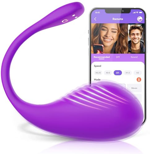 Vibration für Frauen mit APP, Vibrator Sex Spielzeug für die Frau mit 9 Vibrationsmodi, Vibratorensets für Frauen Klitoris Sex Spielzeug für die Paare, Sexspielzeug Dildo Anal Vibratoren Sex Toys