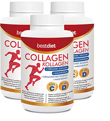 Bestdiet - Kollagen mit Silizium und Magnesium - (Packung 3x120 Tabletten)