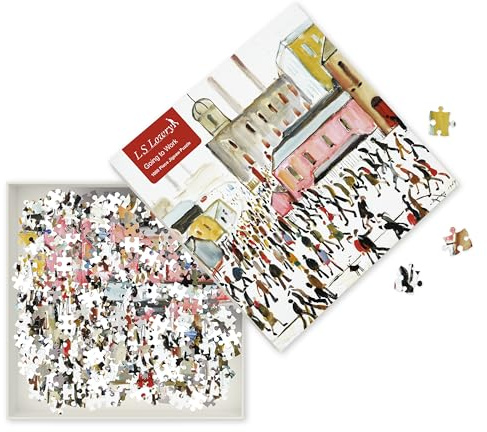 L.S. Lowry: Going to Work Jigsaw (1000-piece jigsaws): 1000-piece Jigsaw Puzzles, Silver