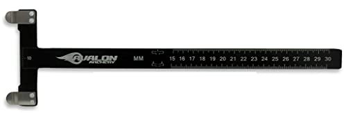 Avalon Bogen quadratisch – Pinnenlehre – Nock Point Gauge (schwarz)
