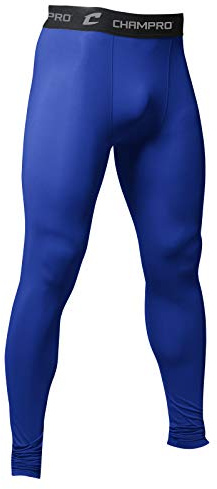 CHAMPRO unisex CS5ARYS polyester/spandex kompressionsstrumpbyxor, royal, vuxen S