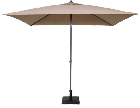 Milani Home s.r.l.s. Ombrellone Da Giardino 2 X 3 Taupe Palo Centrale Per Esterno Ristorante Gelateria Bar Hotel Albergo