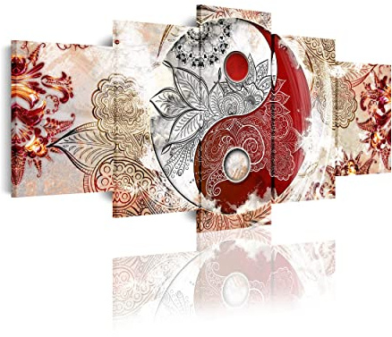 DekoArte - Cuadros Modernos Impresión Imagen Artística | 5 Piezas 200x100cm