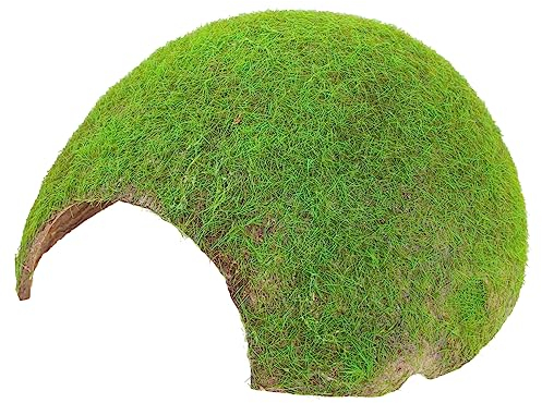 VILLFUL Dekorative Schildkrötenplattform Mit Moos Idealer Reptilienbedarf Für Den Haushalt