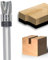 Sinoprotools Fraise hélicoïdale à tige 8 mm, coupe descendante à 3 flûtes, longueur de coupe 12,7 mm, fraise à profiler affleurante pour bords en bois affleurant pour fraiser ou copier