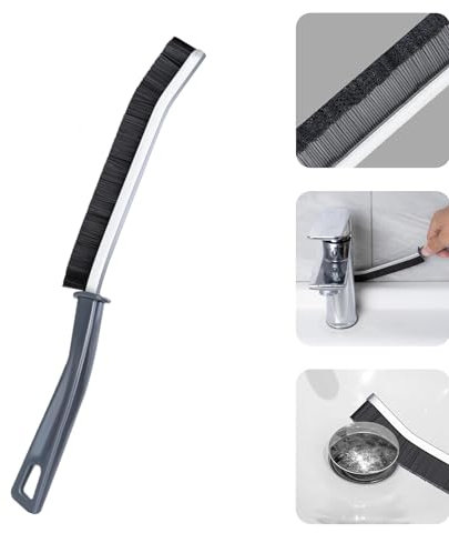 Brosse de Nettoyage des Interstices à Poils Durs, Premium Brosse Nettoyage Salle, Brosse Joint Carrelage, Brosse à Joints pour Rainure Fenetre,Recoins,Rail Coulissant,Toilettes,Salle de Bain,Cuisine