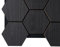 Fuse Acoustic Wooden Hexagon Wall Panel in Charcoal Oak