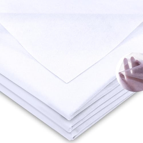 FOYIOLRU Entoilage Thermocollant 300 x 100 cm, 50 g/m² Non-tissé Thermocollant, Entoilage Léger pour Plis, Travaux de Couture, Vêtements Renforcés